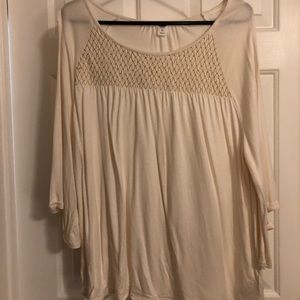 Cream and Gold Blouse